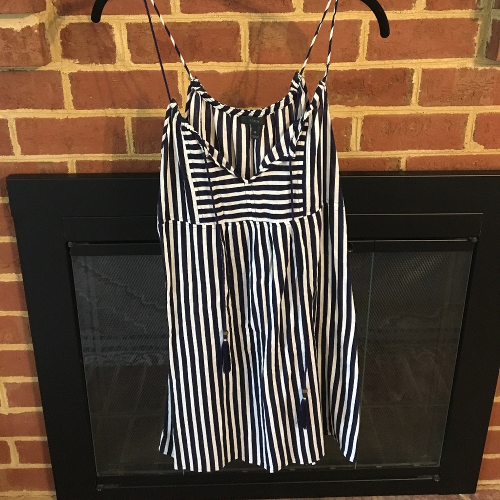 J Crew Striped Dress